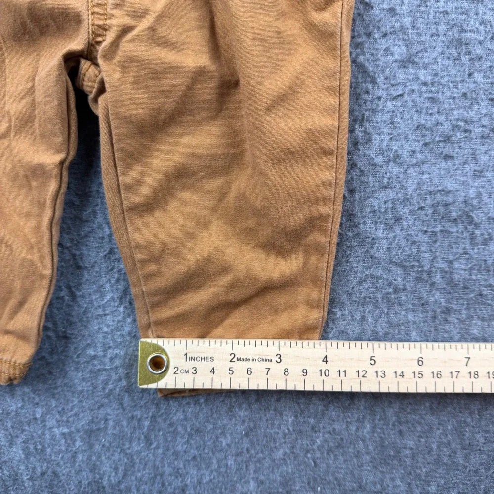 Carter's Jogger Pants Kid's 6M Brown‎ Elastic Waist 100% Cotton Chino Trousers